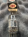 1958 Cbs 12AU7A Grey Short Plate Getter Hickok&maxi Tested Near Nos. Fixed Price $9.99.