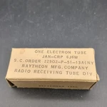 Nos Raytheon 6J6W Vacuum Tubes Nib September 1952. Fixed Price $11.40.