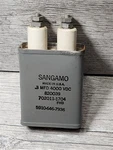 .3MFD 4,000 Vdc Capacitor Sangamo 820039 702011-1704FHB 5910-646-7936. Fixed Price $20.00.