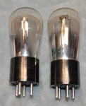 Pair Of Majestic G-27 Globe Style Vacuum Tubes. Fixed Price $29.95.