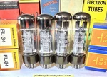 Quad Mullard Siemens XF2 "oo" Getter Welded Plate EL34 Tubes TV7 B&k 707 Test. Fixed Price $988.00.