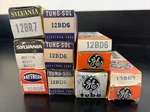 Lot Of 9- Tubes- Sylvania 12BR7, 12BY7A, Raytheon 12BD6, Tung Sol Ge 12BA. Fixed Price $5.99.