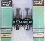 Tightly Matched Pair 12J5GT Western Electronics Nos Tubes, TV-7D Tested. Fixed Price $29.95.