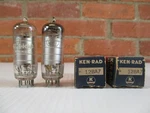 Pair Ken-rad 12BA7 Vacuum Tubes Pentagrid Converter TV-7 Tested Nib Nos. Fixed Price $6.53.