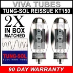 Brand New Tung-sol KT150 KT-150 Factory Matched Burned In Pair (2) Vacuum Tubes. Fixed Price $294.89.