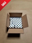 100 Rolls Of 2-1/4" X 70' Thermal For Omntec, OEL8000II System. Fixed Price $53.99.