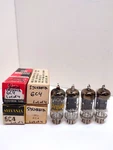 Lot Of Variety Sylvania 6C4 EC90 CV133 Tested Vacuum Tube Strong Black Plate. Fixed Price $18.45.