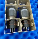 Two Marconi Jan 6V6G Tubes Canadian Armed Services /amplitrex/d Getter/ Smoked. Fixed Price $249.00.