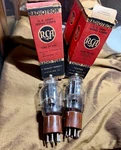 Pair Of Nos Rca For VT-136 / 1625 Power Tubes Us Army Matching Dates. Fixed Price $45.00.