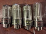 Vintage Tv Vacuum Tubes, Various Brands Set Ok 4. Fixed Price $80.00.