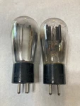 2 Cunningham Cx 380 Globe Radio Vacuum Tubes, TV7 Tested. Fixed Price $80.00.
