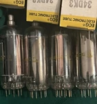 Quad 34DK3 High Voltage Diode Tubes Nib Rare Phillips Ecg Yellow Box Nos Tested. Fixed Price $34.61.