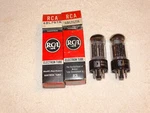 X 6BL7GTA Rca/sylvania Tubes*very Strong Pair NOS-NIB*#2. Fixed Price $50.00.