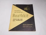 Heathkit CD-1 Vintage Color Bar Dot Generator Manual (original). Fixed Price $20.00.