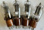 4 - 1625 VT136 CV659 St Bottle Power Audio Tubes Nos. Fixed Price $100.00.