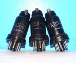 Ken-rad Radio Audio Metal Amplifier Vacuum 3 Tubes Valve Tested 6K7GT. Fixed Price $13.49.