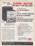 Vintage Superior Meter And Tube Tester Brochure Ad, TD-55 + Signal Tracer. Fixed Price $11.50.