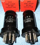 Nos Rca Jan Crc 12SG7 VT209 Vacuum Tubes - 1944 Rf Pentodes For Vintage Radios. Fixed Price $12.00.