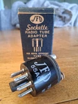 Vintage Jfd Sockette 55AG Radio Tube Adapter W/ Original Box. Fixed Price $17.98.