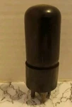 Vintage Western Electric 313C Used Black Glass Vacuum Tube. Fixed Price $20.00.