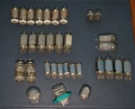 32 Lot Vintage Nixie Tubes Amperex ZM1000 Burroudhs National Electronics Tungsol. Fixed Price $1199.00.