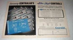 1950 Centralab Blue Shaft Controls Ad. Fixed Price $17.99.