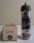 General Electric 6AF9 Electronic Vacuum Tube In Box Nos. Fixed Price $14.62.