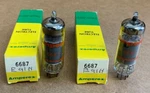 Amperex 6687 Electron Tubes Made In Holland Lot Of 2. Fixed Price $24.95.
