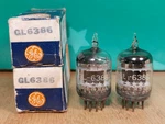 Matched Pair Of Ge 5-STAR Gl 6386 Nos Nib 1955 Triple Mica Vacuum Tubes. Fixed Price $800.00.