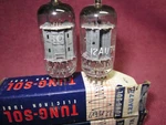 Nib Matched Pair Balanced 12AU7A Tung-sol Tubes ECC82. Fixed Price $49.99.