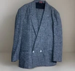 Vintage 80S Cotler Wool 2-PIECE Double-breasted Gray Suit Made Usa 31/42 Vhtf. Fixed Price $169.99.