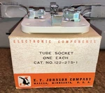 Johnson 122-275-1 Tube Socket Nos. Fixed Price $20.00.