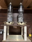 Duel 4-PIN Vacuum Tube Sockets Nos Military Raytheon Fit 8008 And Other Types. Fixed Price $95.00.