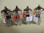 Raytheon? 5670 Vacuum Tubes (4) Amplitrex Tested As Shown 72-99% Gm. Fixed Price $40.00.