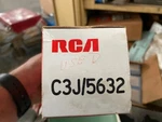 Rca C3J / 5632 Vacuum Tube Untested. Fixed Price $85.00.