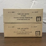 Vtg 1945 Us Army Navy Vacuum Tube 6K7GT VT-86B Sylvania Electric Products Nos. Fixed Price $109.99.