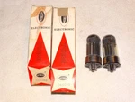 2 X CK6080 (6AS7) Raytheon Tubes*nos-nib*mil Specs*very Strong Matched PAIR*#3. Fixed Price $100.00.