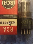 6SL7 Gtb Raytheon Tube Rca Box Antique Radio Guitar Amplifier Preamp Audio Test. Fixed Price $20.00.