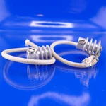 Two Budd TC-1920 Anode Aluminum Heat Transfer Cap Connectors & Feed Wire. Fixed Price $19.95.