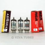 True Nos Nib Matched Trio (3) Amperex Holland 6JW8/ECF802 Grey Plate Tubes. Fixed Price $29.95.