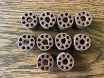10 Nos Vintage Brown 8-PIN Octal Vacuum Tube Sockets Board Mount. Fixed Price $45.00.