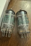 Nos Matched Pair Sylvania Philips 6189 12AU7WA Audio Tubes Green Labels. Fixed Price $86.13.