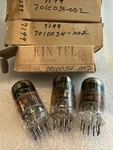 Trio 3 Nos Rca 7199 Vacuum Tubes Stop-sign Etch Usa Black Plate. Fixed Price $325.00.