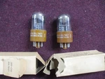 Pair Matched Code Nos Amplitrex Tested Sylvania JAN-CHS-6SL7WGT Tubes. 1956. Fixed Price $89.00.