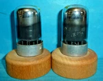2 Sylvania JAN-CHS-7A8 Tubes Black Plates Tested. Fixed Price $11.95.