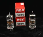New Qty 2 Rca 6BZ6 Matched Pair Black Plates Getter Nos Vintage Usa Tubes. Fixed Price $34.87.