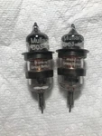 Matching Pair: Mullard TDO3-10D Uhf Triode Vacuum Tube With Socket. Fixed Price $20.00.