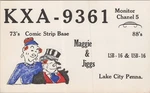 Vintage Cb Radio Qsl Postcard Comic C.a. Mallory 1970S Lake City Pennsylvania. Fixed Price $9.72.