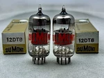 Matched Nos Pair Dumont 12DT8 Tubes Black Plates Codes Test TV-7U. Fixed Price $29.99.
