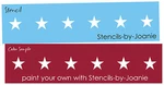 3"X12"PATRIOTIC Stencil 1" Star Border Americana Home Country Western Diy Signs. Fixed Price $10.95.